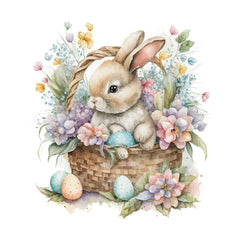 funny Easter bathroom decoration