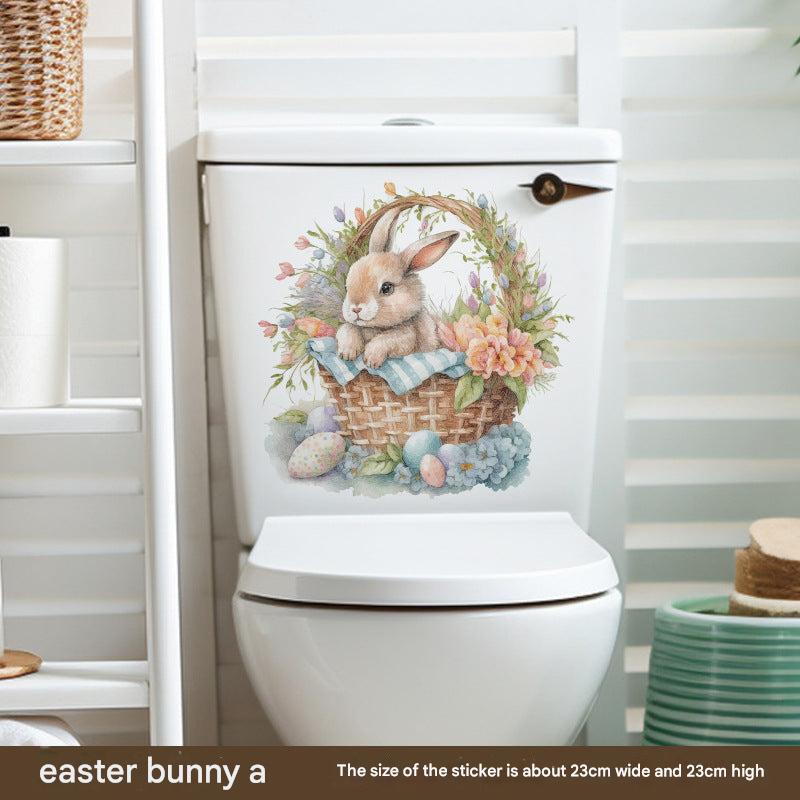 Easter Bunny decal with playful design