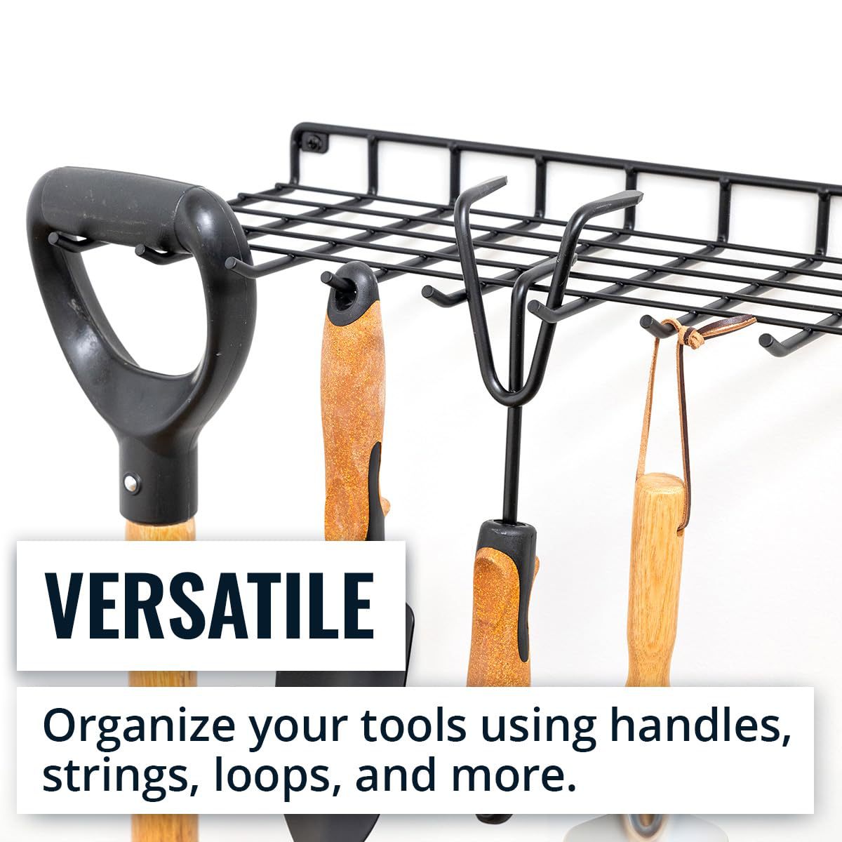 Easy installation wall-mounted garden storage