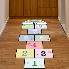 Colorful cartoon characters wall stickers for playroom