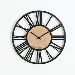 Decorative edge of the Nordic Iron Wall Clock highlighted