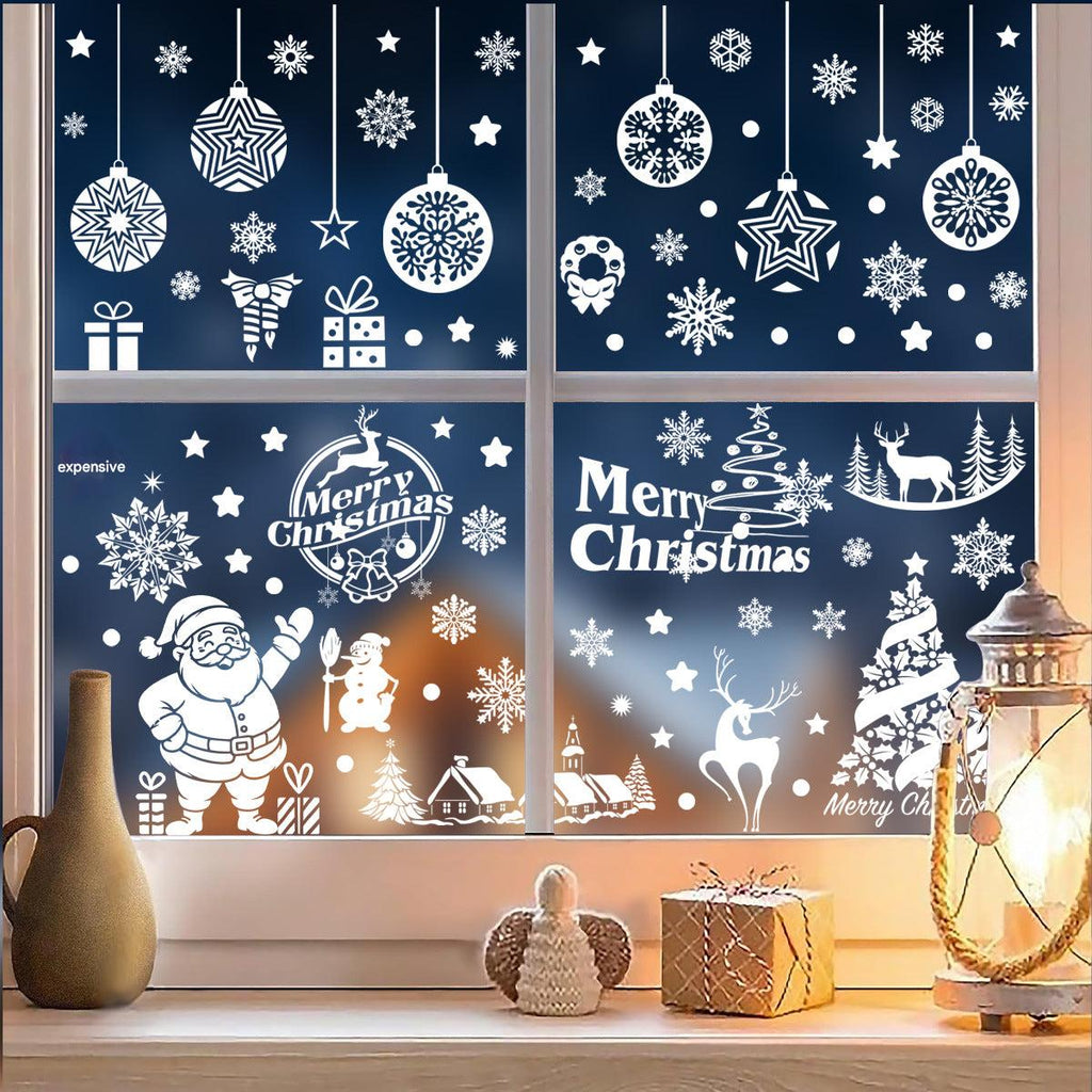 Outdoor use of festive stickers