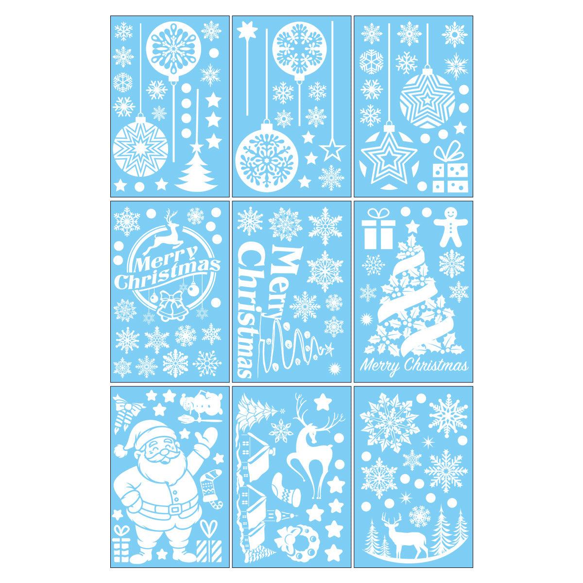 Eco-friendly vinyl Christmas sticker design