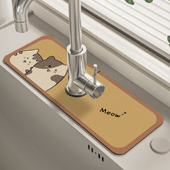Silica Gel Water Tap Drain Mat Image 10