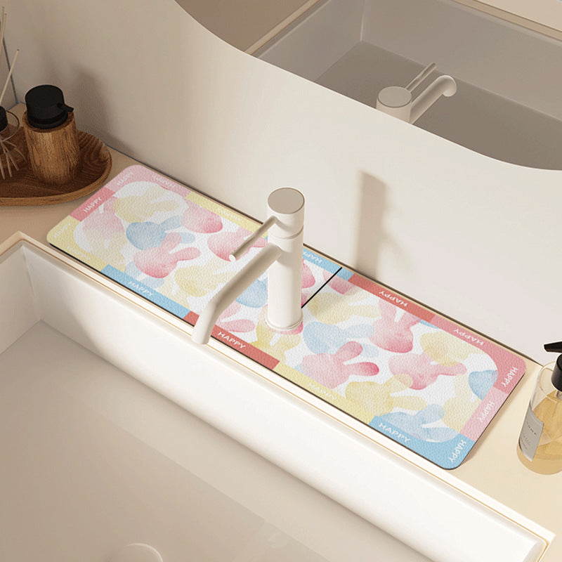 Silica Gel Water Tap Drain Mat Image 5