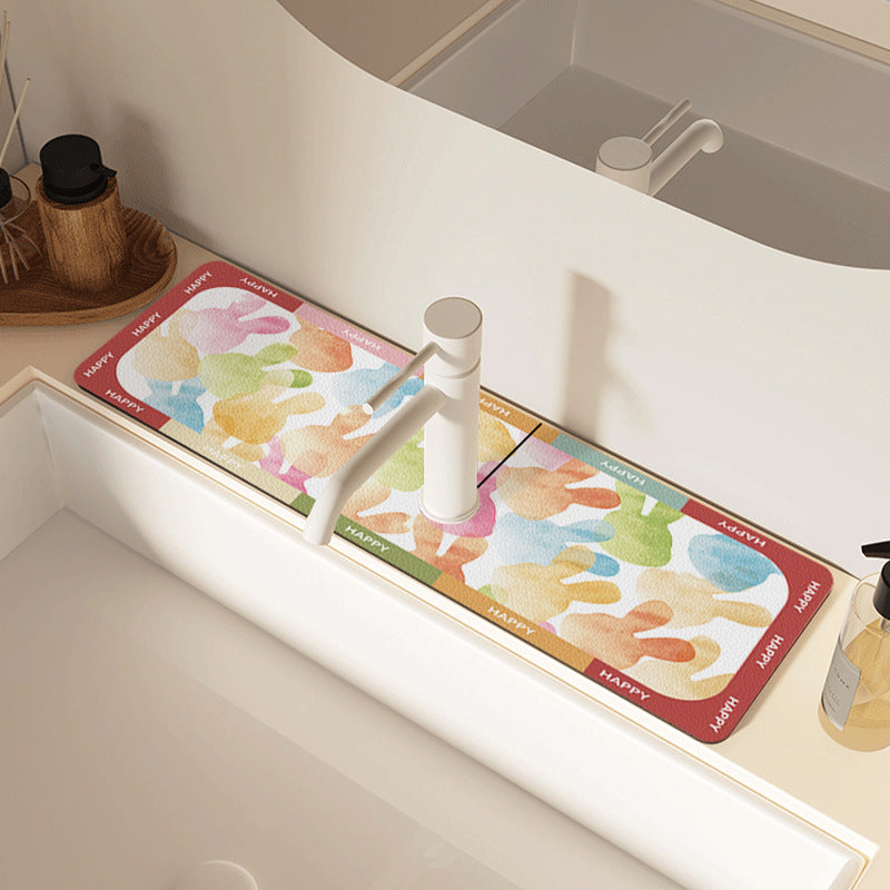 Silica Gel Water Tap Drain Mat Image 6