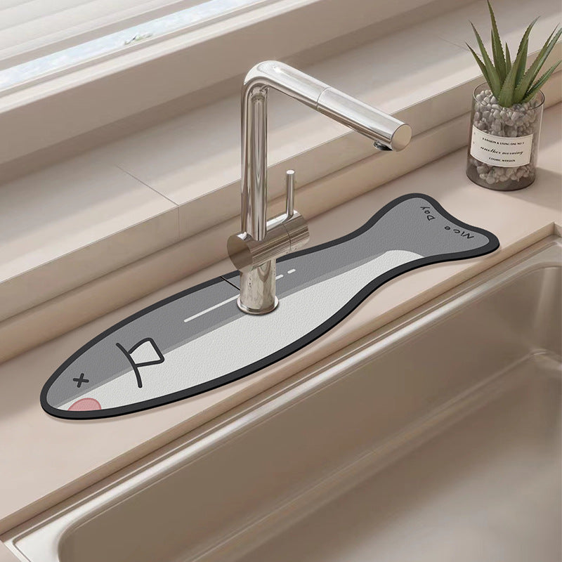 Silica Gel Water Tap Drain Mat Image 10