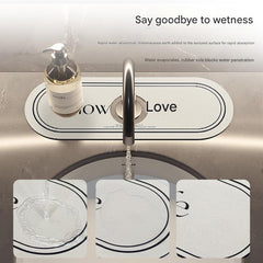 Silica Gel Water Tap Drain Mat Image 3