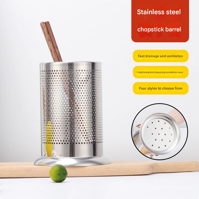 close-up of 304 stainless steel chopstick holder