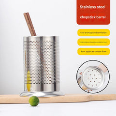 close-up of 304 stainless steel chopstick holder