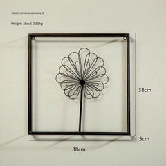 Artistic wall decoration with a modern flair