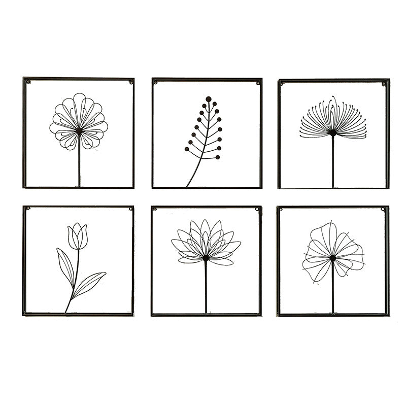 Versatile iron art piece enhancing home aesthetics