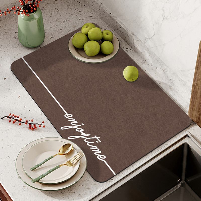 Non-slip design of the coffee machine mat