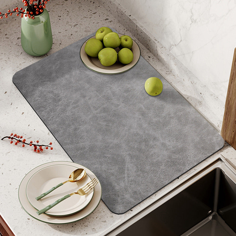 Easy to clean coffee mat shown in washing machine