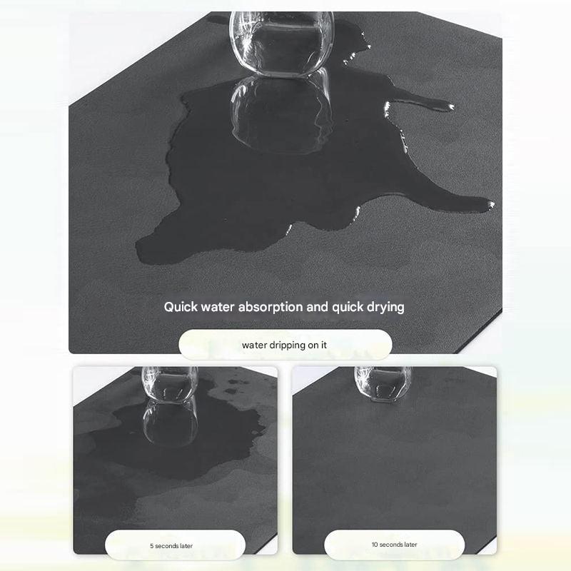 Close-up of the coffee drying mat texture