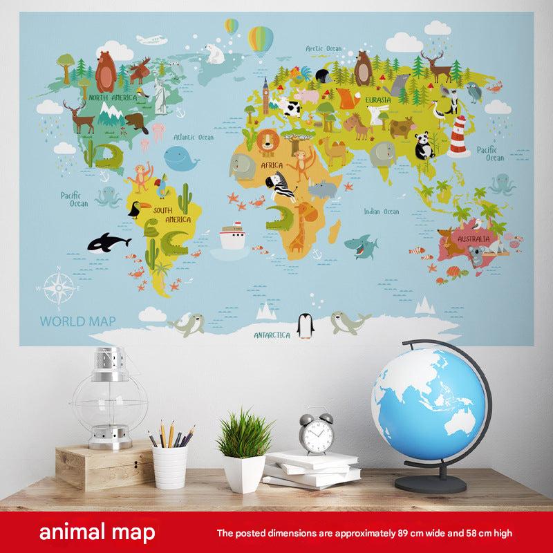 removable animal stickers for playroom decor
