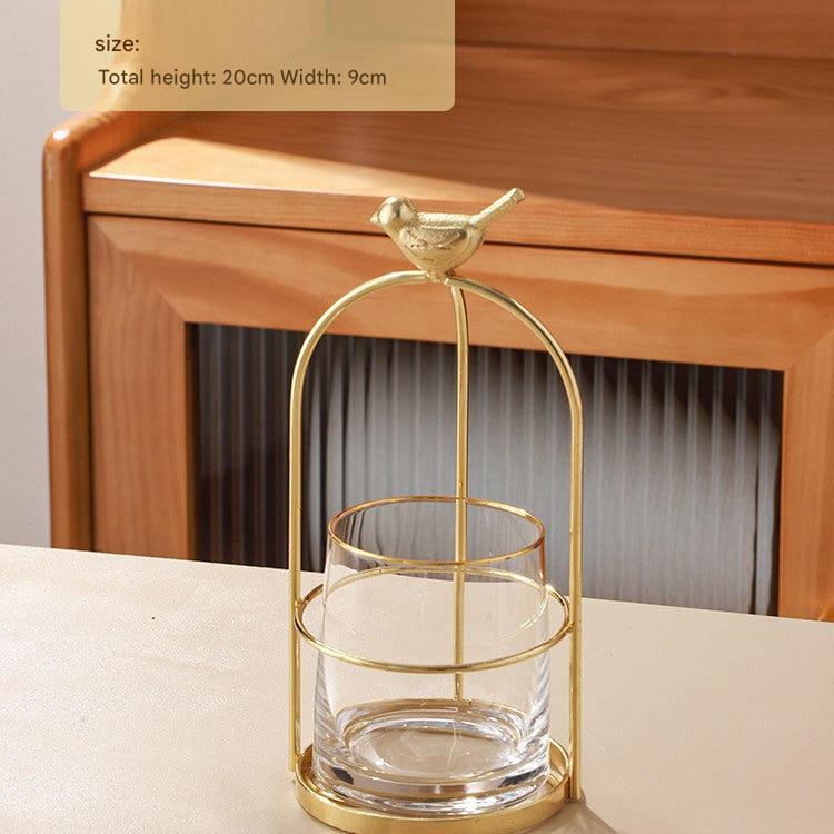 Elegant dessert fork holder with forks displayed