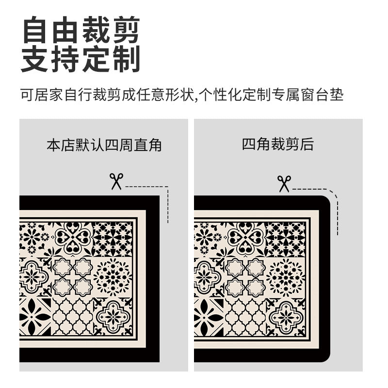 Comfortable window cushion for narrow sills