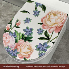Cute Dolphin Toilet Seat Sticker Image 9