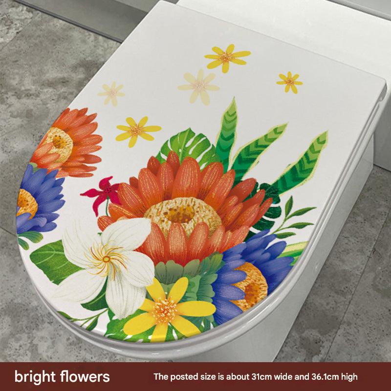 Cute Dolphin Toilet Seat Sticker Image 10