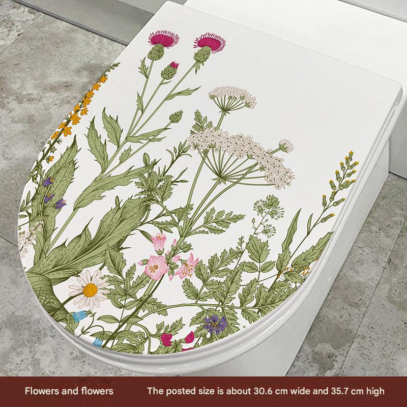 Cute Dolphin Toilet Seat Sticker Image 5