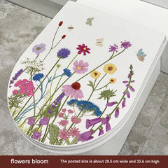 Cute Dolphin Toilet Seat Sticker Image 6