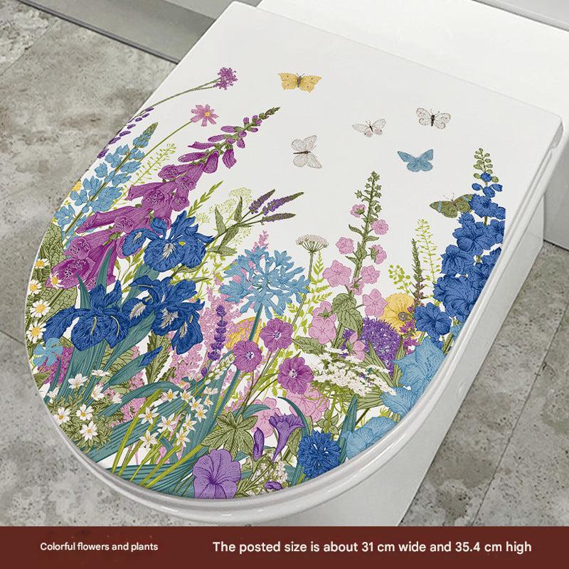 Cute Dolphin Toilet Seat Sticker Image 7
