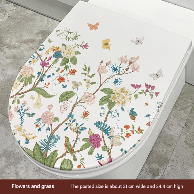 Cute Dolphin Toilet Seat Sticker Image 8