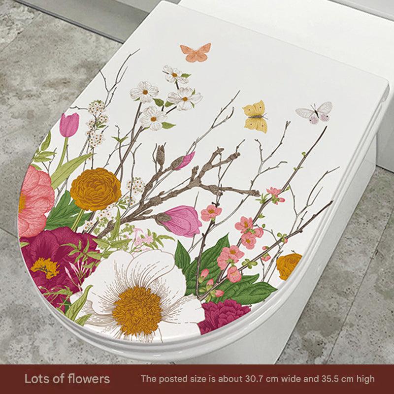 Cute Dolphin Toilet Seat Sticker Image 9