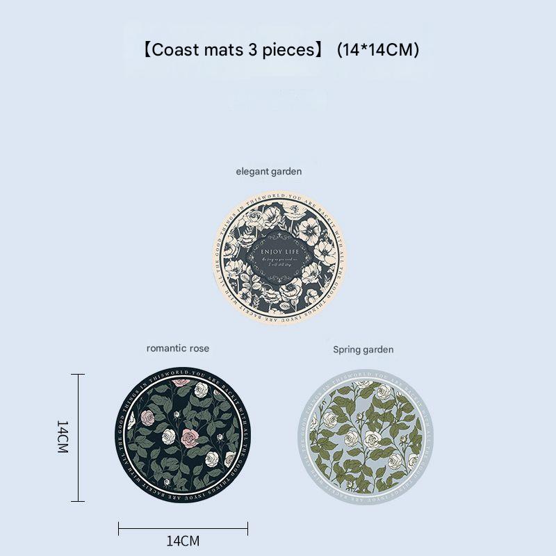 Waterproof dining table mat with beautiful design
