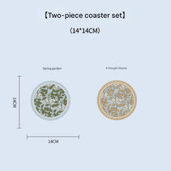 Stylish table mat enhancing dining table decor