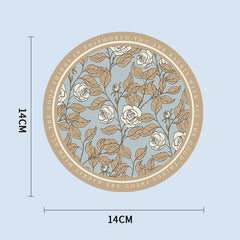 Waterproof dining table mat with beautiful design