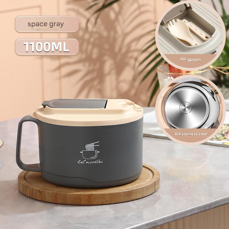 Stainless steel bowl in travel setting