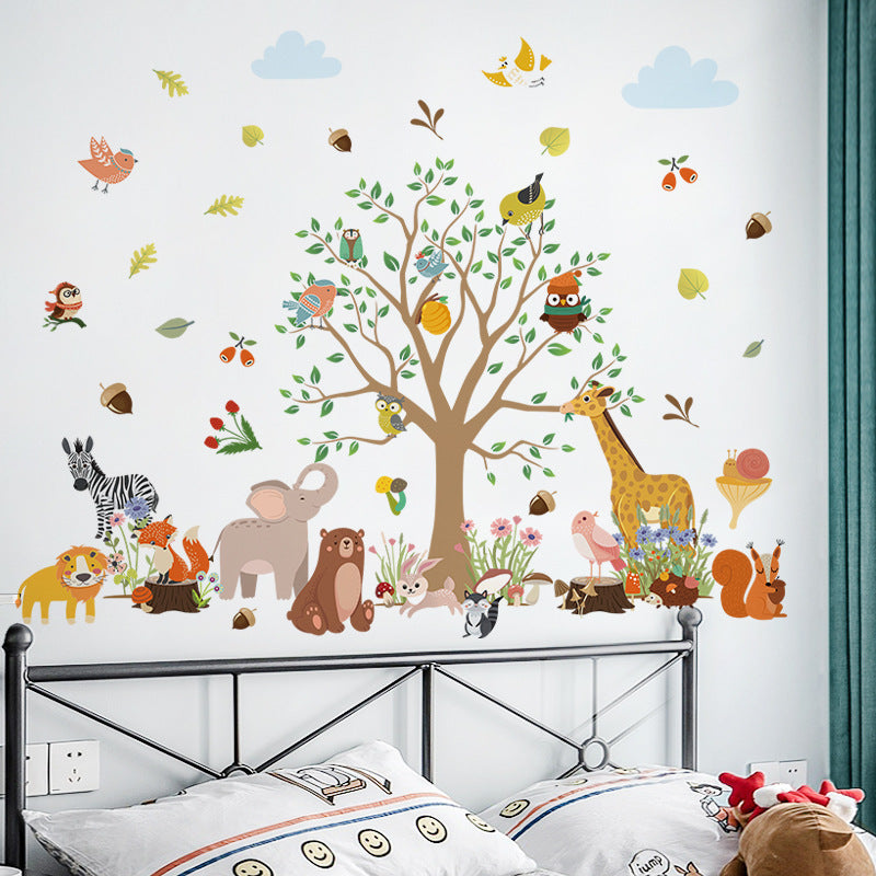 Interactive wall decor showcasing nature themes