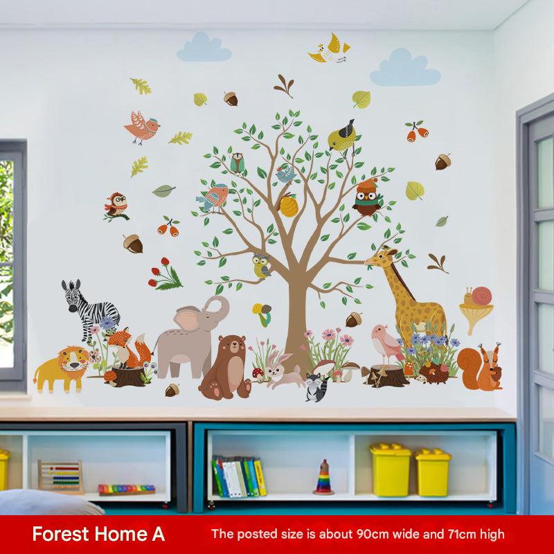 Kid-friendly materials in wall decoration