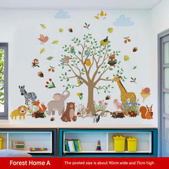 Kid-friendly materials in wall decoration