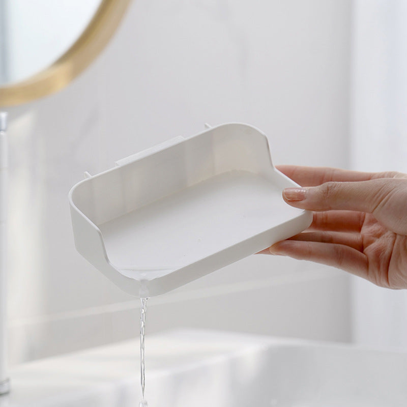 Organised bathroom with modern soap holder