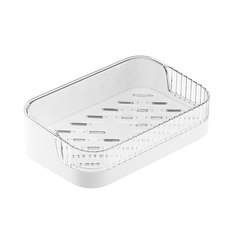 Clear and white colour options for soap holder