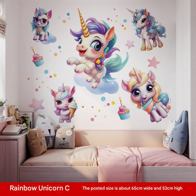 Wall stickers providing inspiration in a playroom