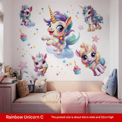 Wall stickers providing inspiration in a playroom