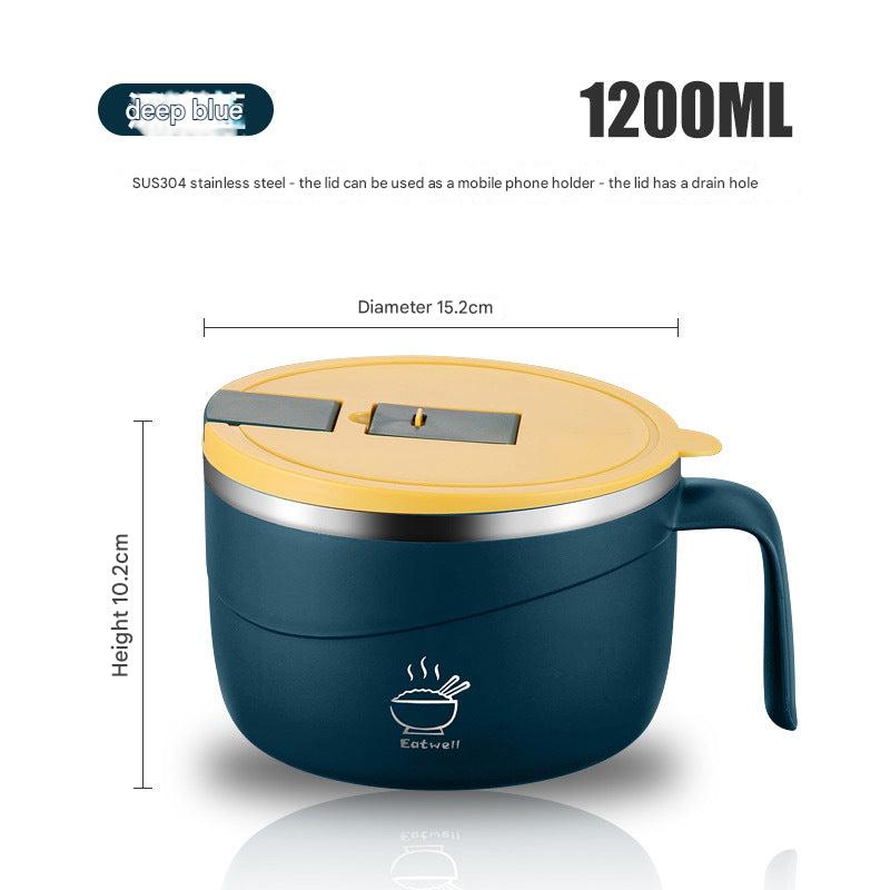 Stackable design of the stainless steel bowl
