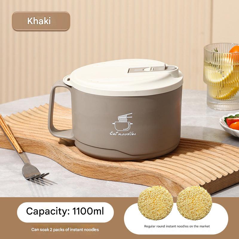 Large bowl with various food items