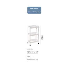 Stylish design storage cart in living space