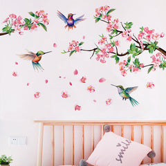 Colourful self-adhesive wall stickers for living room