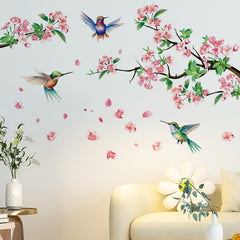 Bright wall art stickers for modern bedroom