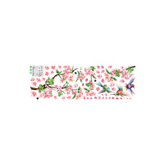 Self-adhesive hummingbird wall stickers on display