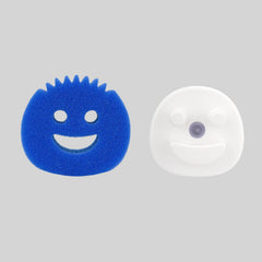 Durable cleaning sponge close up