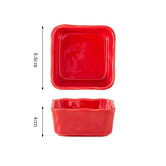 Japanese inspired serving dish for snacks