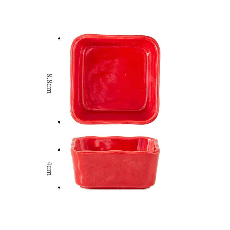 Japanese inspired serving dish for snacks