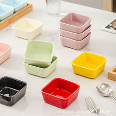 Elegant ceramic serving plate for snacks and sweets